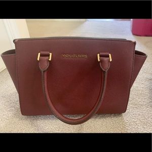Michael Kors Selma Saffiano Leather Medium Satchel